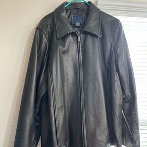 Lane Bryant Venezia Black Leather Jacket Size 18/20